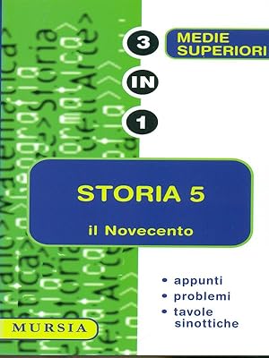 Seller image for Storia 5 - Il Novecento (3 in 1 - Medie superiori) for sale by Librodifaccia