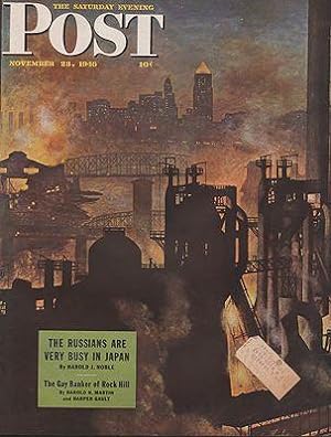 ORIG VINTAGE MAGAZINE COVER/ SATURDAY EVENING POST - NOVEMBER 23 1946