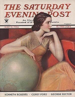 ORIG VINTAGE MAGAZINE COVER/ SATURDAY EVENING POST - MAY 12 1934