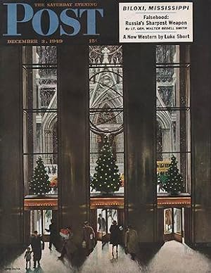 ORIG VINTAGE MAGAZINE COVER/ SATURDAY EVENING POST - DECEMBER 3 1949