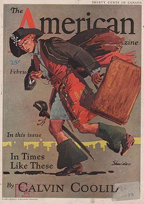 ORIG VINTAGE MAGAZINE COVER/ AMERICAN MAGAZINE - FEBRUARY 1932