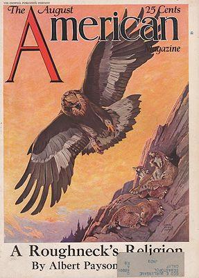 Seller image for ORIG VINTAGE MAGAZINE COVER/ AMERICAN MAGAZINE AUGUST 1920S for sale by Monroe Street Books