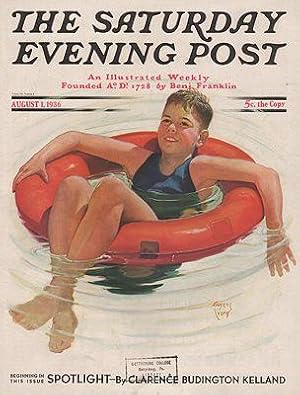 ORIG VINTAGE MAGAZINE COVER/ SATURDAY EVENING POST - AUGUST 1 1936