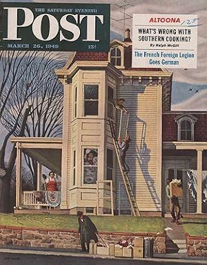 ORIG VINTAGE MAGAZINE COVER/ SATURDAY EVENING POST - MARCH 26 1949