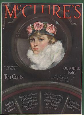Seller image for ORIG VINTAGE MAGAZINE COVER/ MCCLURE'S - OCTOBER 1916 for sale by Monroe Street Books