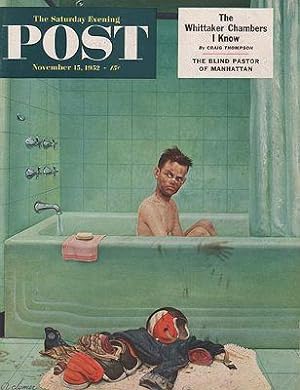 ORIG VINTAGE MAGAZINE COVER/ SATURDAY EVENING POST - NOVEMBER 15 1952