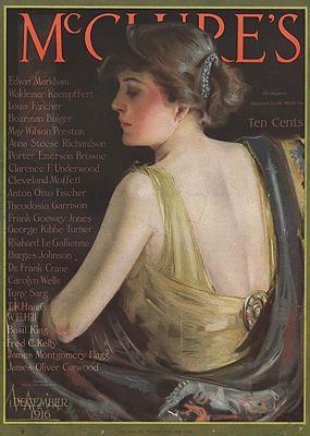 Seller image for ORIG VINTAGE MAGAZINE COVER/ MCCLURE'S - DECEMBER 1916 for sale by Monroe Street Books