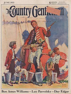 ORIG VINTAGE MAGAZINE COVER/ COUNTRY GENTLEMAN - JUNE 1933