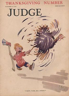 Bild des Verkufers fr ORIG VINTAGE MAGAZINE COVER/ JUDGE - NOVEMBER 29 1924 zum Verkauf von Monroe Street Books