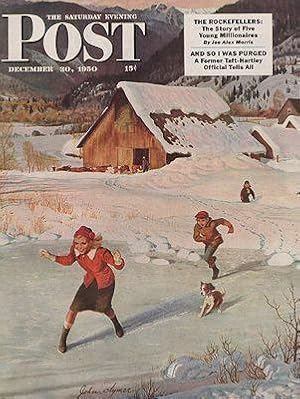 Seller image for ORIG VINTAGE MAGAZINE COVER/ SATURDAY EVENING POST - DECEMBER 30 1950 for sale by Monroe Street Books