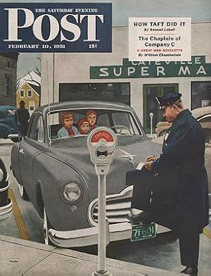 Bild des Verkufers fr ORIG VINTAGE MAGAZINE COVER/ SATURDAY EVENING POST - FEBRUARY 10 1951 zum Verkauf von Monroe Street Books