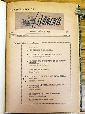 Imagen del vendedor de CUADERNOS DE LA DILIGENCIA & La DILIGENCIA Ensayos, cuentos y poesia a la venta por Chaco 4ever Books