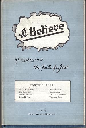 I Believe - The Faith of a Jew