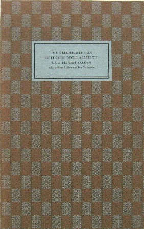 Bild des Verkufers fr Die Geschichten von Friedrich Degli Alberighi und seinem Falken nebst anderen berhmten Stcken aus dem Dekameron. zum Verkauf von Antiquariat Richart Kulbach