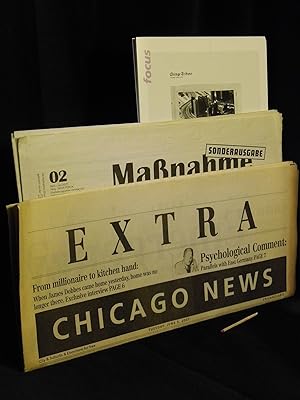 Bild des Verkufers fr (Sammlung) Jana Gunstheimer - Manahme 02 + 03 + Extra Chicago News (4 Exemplare) - zum Verkauf von Erlbachbuch Antiquariat