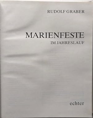 Seller image for Marienfeste im Jahreslauf. for sale by Antiquariat Lohmann