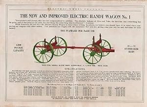 ELECTRIC WHEEL CO. MANUFACTURERS OF SOLID METAL WHEELS AND FARMERS' HANDY WAGONS: The Built-to-La...
