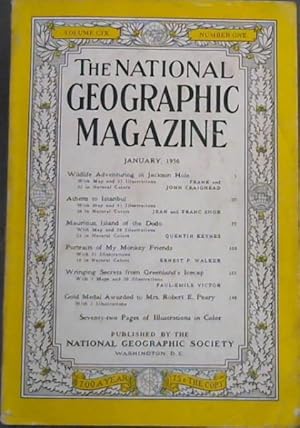 Immagine del venditore per National Geographic Magazine : January, 1956 - Volume CIX - Number One venduto da Chapter 1