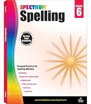 Image du vendeur pour Spectrum Spelling, Grade 6 mis en vente par GreatBookPrices