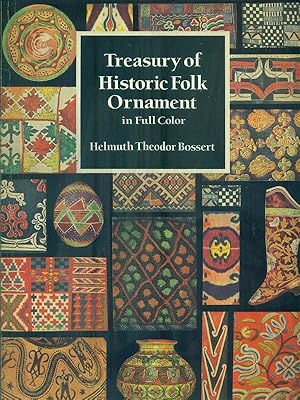 Image du vendeur pour Treasury of Historic Folk Ornament in Full Color mis en vente par Librodifaccia