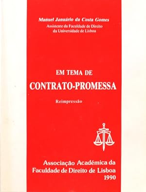 Seller image for EM TEMA DE CONTRATO-PROMESSA. for sale by Livraria Castro e Silva