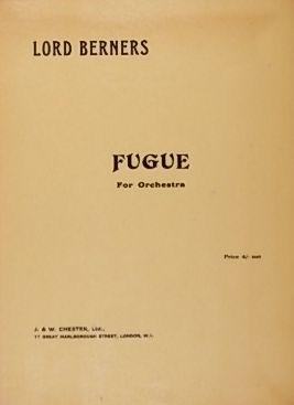 Fugue for Orchestra, Miniature Score