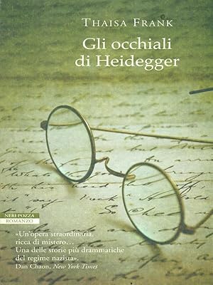 Bild des Verkufers fr Gli occhiali di Heidegger zum Verkauf von Librodifaccia