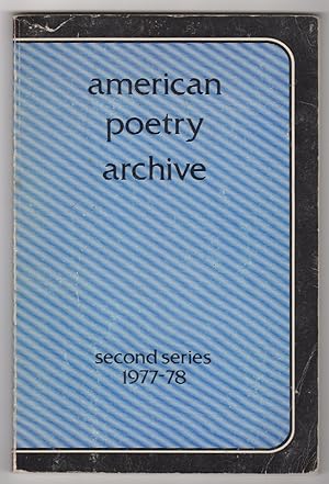 Imagen del vendedor de American Poetry Archive : Second Series : 1977-78 a la venta por Philip Smith, Bookseller