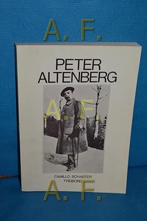 Seller image for Peter Altenberg. Ein biographischer Essay (Freibord Sonderreihe Nr. 10) for sale by Antiquarische Fundgrube e.U.