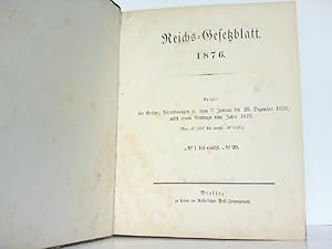 Reichs-Gesetzblatt 1876.