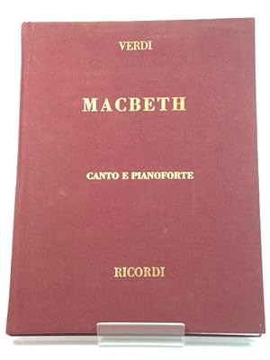 Macbeth: Canto e Pianoforte