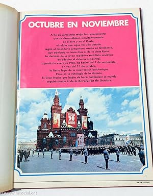 Bild des Verkufers fr Octubre en noviembre zum Verkauf von La Social. Galera y Libros