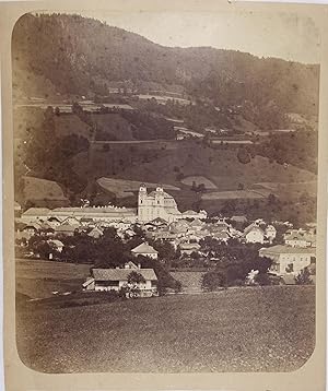 Bild des Verkufers fr Originalfotografie (Albumin auf Karton). Anonymer Fotograf um 1870, 28 x 24 cm zum Verkauf von Antiquariat Johannes Mller