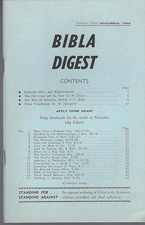 Bibla Digest, Number Eleven, November, 1969