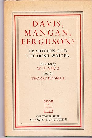 Seller image for Davis, Mangan, Ferguson? Tradition and the Irish Writer for sale by Quercus Rare Books