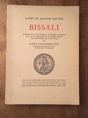 Immagine del venditore per Bissali venduto da Librairie des Possibles