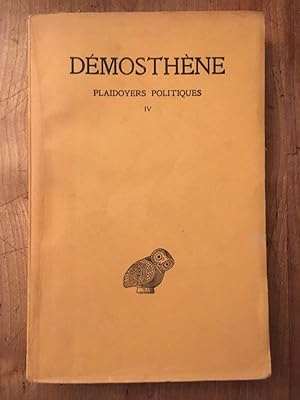 Immagine del venditore per Plaidoyers politiques IV venduto da Librairie des Possibles