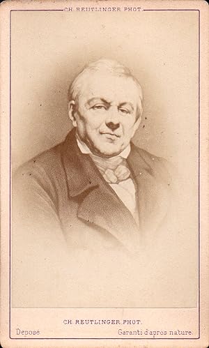 Abel-François Villemain (1790-1870) - Politiker politician politicien Portrait CDV Foto Photo vin...
