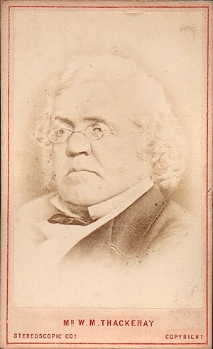 William Makepeace Thackeray (1811-1863) - Schriftsteller novelist writer Portrait CDV Foto Photo ...