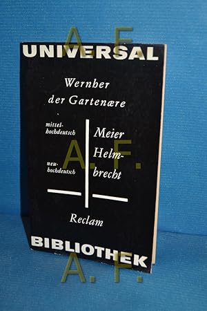 Imagen del vendedor de Helmbrecht / mittelhochdeutsch - neuhochdeutsch a la venta por Antiquarische Fundgrube e.U.