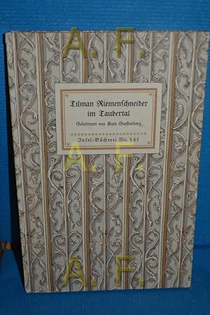 Immagine del venditore per Riemenschneider im Taubertal mit 47 Bildtafeln (Insel-Bcherei 545) Mit e. Geleitw. v. Kurt Gerstenberg / venduto da Antiquarische Fundgrube e.U.