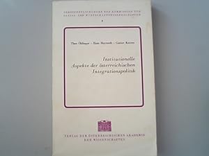 Seller image for Institutionelle Aspekte der sterreichischen Integrationspolitik for sale by Antiquariat Bookfarm