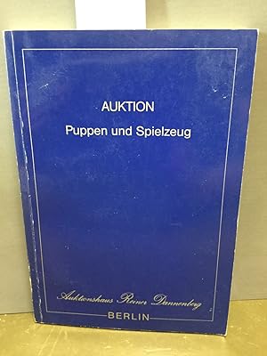 Auktionshaus Reiner Dannenberg - Auktion Puppen und Spielzeug. Sonnabend, den 2. Dez. 1989