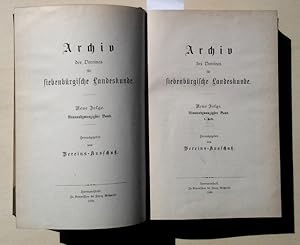 Archiv des Vereins für Siebenbürgische Landeskunde. - Neue Folge, 29. Bd. / 1899-1900. (+ Jahresb...