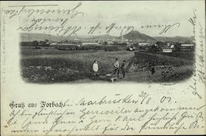 Ansichtskarte / Postkarte Forbach Lothringen Moselle, Totalansicht vom Ort