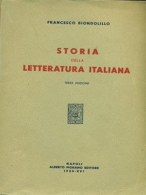 Immagine del venditore per Storia della letteratura italiana venduto da Librodifaccia