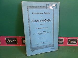 Image du vendeur pour Synchronistische Tabellen zur Kirchengeschichte. Ein Hlfsbuch fr Studierende. mis en vente par Antiquariat Deinbacher