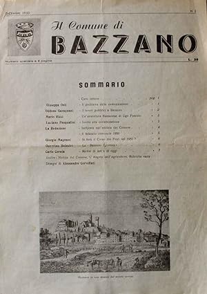 Il Comune di Bazzano. numero speciale, Dicembre 1950