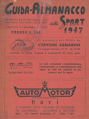 Guida Almanacco dello Sport, Anno 1947
