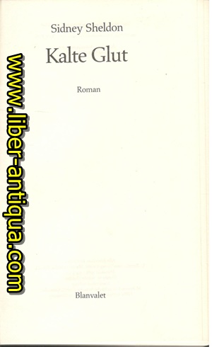 Seller image for Kalte Glut Roman, for sale by Antiquariat Liber Antiqua